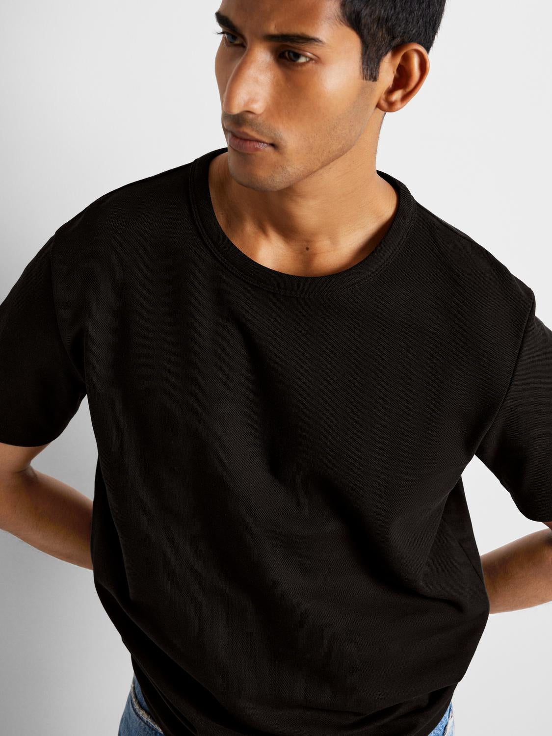 SELECTED HOMME - JOSEPH T-Shirt - Black